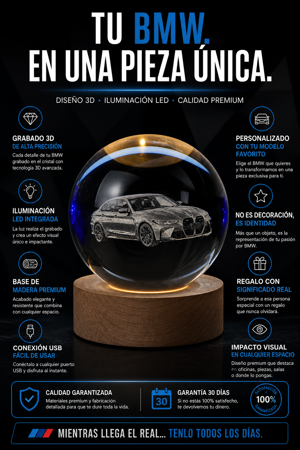 Esfera personalizada - Auto deportivo