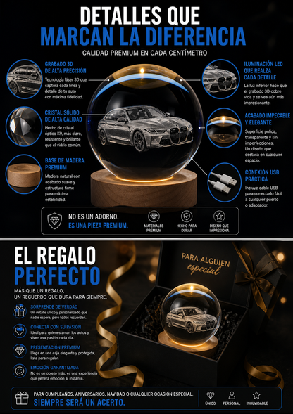 Esfera personalizada - Auto deportivo